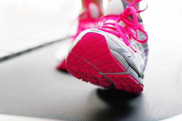 close up of a sneaker